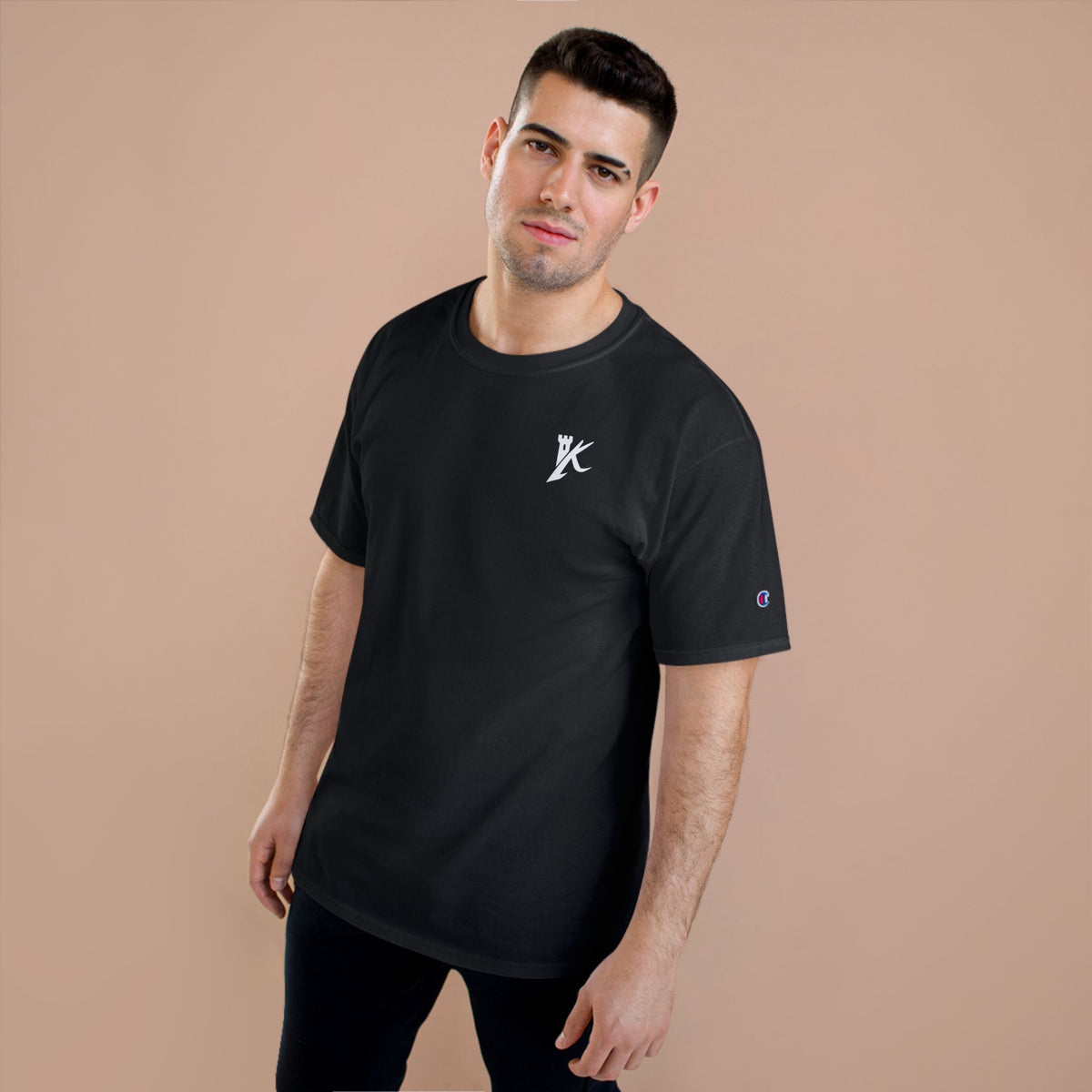 KASSLE BRICK X BRICK T-Shirt — Minimalist Black Tee