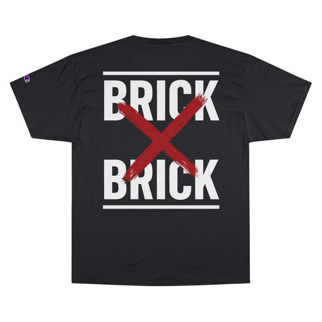 KASSLE BRICK X BRICK T-Shirt — Minimalist Black Tee